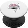 Estetica Moda Floreale Peonia Ventaglio Lavanda Floreale Botanica PopSockets PopGrip Adesivo