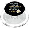 Whyitsme Design Lettura divertente Dire, Amante del libro, Lettore PopSockets PopGrip per MagSafe