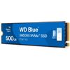 WD Blue SN5000 WDS500G4B0E - SSD - 500 GB - interno - M.2 2280 - PCIe 4.0 x4 (NVMe) - WDS500G4B0E