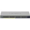 Netgear GS748PP - Switch - senza gestione - 24 x 10/100/1000 + 24 x 10/100/1000 (PoE+) - GS748PP-100EUS