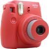 Fujifilm Macchina fotografica istantanea Instax Mini 8 - Rosso + Fujifilm Fujifilm Instax Lens 60 mm f/12.7 f/12.7 - refurbished
