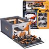 Burago Bburago - McLaren MCL39 Norris, Playset Pit Stop Scala 1:43 | Playset con Diorama F1, Veicolo MCL39 #4 in Scala 1:43 e 6 Meccanici, Replica Dettagliata Licenza Ufficiale McLaren, Età 3+