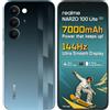 realme nero 100 Lite 5G Thunder Black 4GB 128GB 7000mAh versione globale...