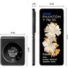 TECNO Phantom V Flip 5G Iconic Black 16GB RAM, 256GB Storage Versione Globale