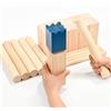 Kubb Yard Game Set Wooden Toss Game Set for Outdoor for Lawn Garden Adults