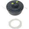 ISSICOO Testina per decespugliatore McCulloch TM281, TM281+, Trimmac 210, Trimmac 250, Trimmac SL, Trimmac SL+, Twist N Edge Partner Colibri, Colibri II, T210, T221, T240 Flymo Maxi Trim Lite, XLT250