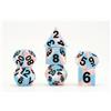 Metallic Dice Games FanRoll by Metallic Dice Games 16mm Pride Sharp Edge Silicone Rubber Poly Dice S