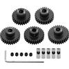 SODIAL 3X(Set di Ingranaggi Motore da 0,8 M per Autocarri RC 1/10, Cingolati per A2309