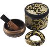 SODIAL Set di Campane Tibetane con Cuscino Stroker a Doppia Estremità Realiz7382