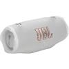 JBL Charge 6, Sistema audio portatile Waterproof e Dustproof, Bianco - JBLCHARGE6WHT