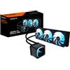 GIGABYTE EAGLE 360 Sistema di Raffreddamento a Liquido per CPU - 3x120mm Ventole ARGB, display LCD a colori, DAISY-CHAIN, Compat - GP-GIGABYTE EAGLE 360