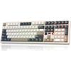 EPOMAKER X AULA F108 PRO V2 Tastiera Meccanica Wireless con Schermo Pixel, Switch Lubrificati, PBT, Hot-Swap, RGB, Gasket, Tastiera Personalizzata Full Size per PC/Ga (Bianco, Reaper Switch)