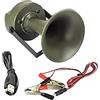 Jnchdghwa Altoparlante per Uccelli Esterno MP3 35W 125dB con Display LCD Funzione Timer e 182 Effetti Sonori Integrati Macchina del Deserto