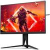 AOC AGON AG325QZN - Monitor da gaming QHD da 32 pollici, MPRT da 0,5 ms, 240 Hz, FreeSync Premium, HDR 400 (2560x1440, HDMI, DisplayPort, Hub USB) nero/rosso