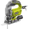 Ryobi Seghetto Alternativo Pendolare a Filo 500W, Corsa Lama 19 mm, Profondità Taglio 75 mm, 3000 corse/min, Attacco Lama Tool-Less, RJS750-G