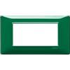 Vimar 14654.47 PLANA Placca 4M 14,25x8x0,9cm Tecnopolimero, Reflex Smeraldo