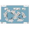 Geberit, Placca di comando Sigma21 115.884.00.1, per risciacquo a 2 quantità, colore cromo, personalizzabile 115884001