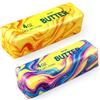 LEADSTAR 2 Pezzi Butter Squishy, Giocattolo da Spremere Antistress a Lenta Risalita, Morbido Fidget Toy per Ufficio e Scuola, Idea Regalo Divertente (Giallo e Arcobaleno)