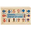 Dida - Esplora i Segnali Stradali: Domino Gioco in Legno, 28 Tessere Colorate, Gioco Educativo da Tavolo per Bambini 4-7 Anni - Impara Giocando!
