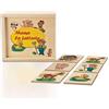 Dida - Memory Fattoria: Gioco di Memoria e Associazione Montessori, Memo Animali, 20 Carte in Legno da Accoppiare, per Bambini 2-4 Anni, Giochi Educativi da Tavolo