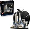 LEGO Architecture New York City - La Grande Mela - Kit Modellismo per Adulti - Decorazione da Mensola con Monumenti Simbolici tra cui Empire State Building e Ponte di Brooklyn - Regalo Fai da Te 21066