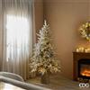 Enzo De Gasperi EDG Enzo De Gasperi Albero di Natale Pino Cortina Innevato 180 cm con 1800 Mini Led
