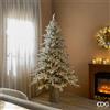 Enzo De Gasperi EDG Enzo De Gasperi Albero di Natale Pino Cortina Innevato 210 cm con 2500 Mini Led