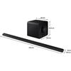 Samsung Soundbar - Samsung - HW-S810D - 3.1.2Ch - Dolby Atmos - Wireless subwoofer
