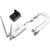 Vonets Ripetitore WLAN VONETS VAP11S, ponte WLAN a 2,4 GHz, velocità 300 Mbit/s, ponte WiFi industriale con funzionalità di router, 2 porte LAN, alimentazione DC 5-24 V, portata fino a 500 metri, con alimentatore
