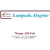 GlobalME 120W/78 R7s 230V 2 LAMPADE ALOGENE LINEARE 78mm