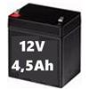 GlobalME BATTERIA RICARICABILE AL PIOMBO 12V 4,5 Ah