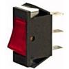 GlobalME INTERRUTTORE UNIPOLARE LUMINOSO DIMENSIONI ESTERNE 30,5X14 DIMENSIONI INCASSO 27,5X12,5 Terminali faston 6,3