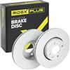 RIDEX PLUS 82B0079P 2x Disco freno Anteriore senza viti/bulloni Compatibilità con RENAULT Clio 3 Hatchback BR0/1, CR0/1