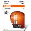 OSRAM ORIGINAL LINE 12V, H11, halogen headlight lamp, Single Blister (1 lamp)