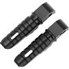 Phyachelo Pedane Pedane Passeggero Posteriori per YZF R3 R25 XSR 700 900 YZF-R15 TMAX 560 500 530 DX XJ6 (Nero)