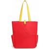Qianly Sports Tote Borsa Tennis Padel Borsa Racket Portaracchette Borsa Palestra in Tessuto Leggero Resistente con Interno Capiente per Smartphone Computer E, Rosso, Rosso