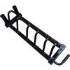 Baoblaze Portadischi Bilanciere Carrello Palestra Rack Porta Dischi Carrello Stoccaggio Supporto Piastre Telaio Acciaio con Ruote E Separatori Accesso Rapido E, style to 2