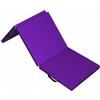 Generic Tappetino Ginnastica Pieghevole a Tre, Viola Scuro, Tappetino Pieghevole A Tre Sezioni In Pelle Spessa 180 60 5cm
