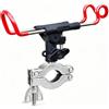 Baoblaze Portacanna da Barca Porta Canna da Pesca Supporto Orientabile con Morsetto per Ringhiera Circolare in Acciaio Inox 304 E, 32mm, style to 3