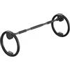Baoblaze Fitness Hoop Cerchio Anello Attrezzo Ruota con Anello E Meccanismo Scorrevole Silenzioso per Sessioni Prolungate Presa Ergonomica E Cronometro Adatto, Nero, Zavorrato