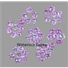 Wahenoor Gems AAA+ 50 Pezzi Naturale Mogok Rosa Rubino Rotondo 4.00 MM Certificato Trattato