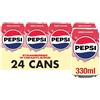 Pepsi Zero Strawberry 'N' Cream - Scorta 24 Lattine da 330ml - Bevanda Frizzante Senza Zucchero Gusto Fragola e Panna