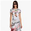 DIESEL aglietta Diesel T-Ele-Long-Aa2 Tank Top White