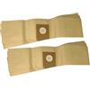 vhbw 10x sacchetto compatibile con Soteco Yvo Maxi aspirapolvere - carta filtrante, 63cm x 15cm Marrone