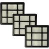 vhbw 3x filtro compatibile con Ariete 2741 XForce, 2791 JetForce aspirapolvere - filtro HEPA nero/bianco