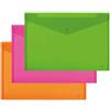 Lebez Busta con bottone Lebez fluo 33,5x23,5 cm - conf. 3 pz - 80438 - F01293