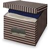 DOMO PAK LIVING Mister Pack Scatola PORTABIANCHERIA in PVC, Misure 38,5 x 50 x 24 cm, Multicolore