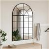 Gecheer Specchio,da Parete,a Muro,Desig Retro,Arco,Ferro,80x120 cm,Soggiorno,Cameretta,da Giardino,Esterno,in Ferro,Specchio Grande,Specchio Decorativo,Specchio da Esterno