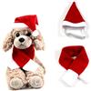 BESTOYARD Costume di Natale per cani e gatti, set per abbigliamento invernale per animali domestici (taglia), come mostrato nell'immagine.,