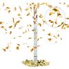 Relaxdays Cannone Sparacoriandoli XXL, 80 cm, Gittata 6-8 m, Idea Regalo, Decorazione per Matrimoni e Laurea, Dorato